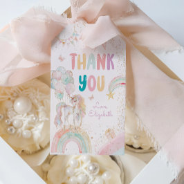 Etiqueta Para Presente Ontem ao Arco-Íris Magnético - Obrigado