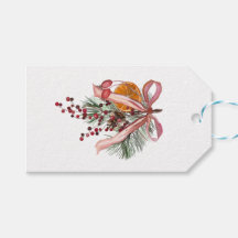 Orange Pine Holiday Garland