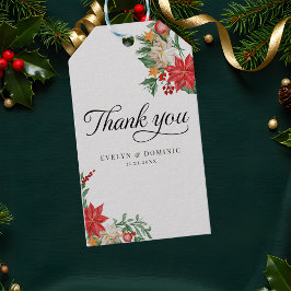 Etiqueta Para Presente Orçamento de casamento de Natal Férias Obrigado