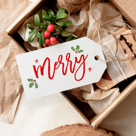 Etiqueta Para Presente Ortografia de Natal Feliz