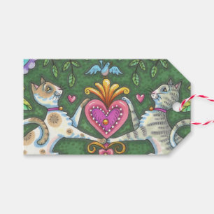 ETIQUETA PARA PRESENTE OS GATOS SÃO MEU GRUPO DO TAG DO PRESENTE DO