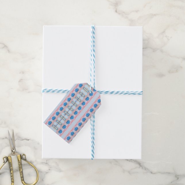 Etiqueta Para Presente Os melhores amigos Bonito (Com cordão)