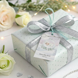 Etiqueta Para Presente Our Little Snowbaby is on the way Winter Present