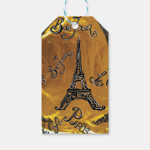 Etiqueta Para Presente Ouro