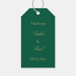 Etiqueta Para Presente Ouro Verde Hunter Beige Casamento Favorece Etiquet