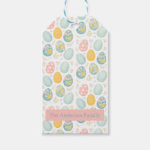 Ovos de Páscoa Pastel com Estampa Floral - Cute Pr