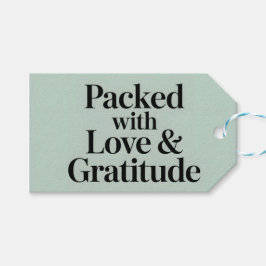 Etiqueta Para Presente Packed with Gratitude