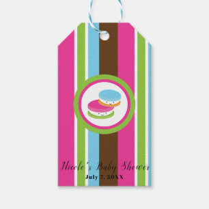 Etiqueta Para Presente Padaria Colorida Fofa Macarons Favor Diversão List
