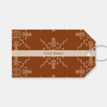 Padrão de Arte Linear Boho Indiano Marrom Personal