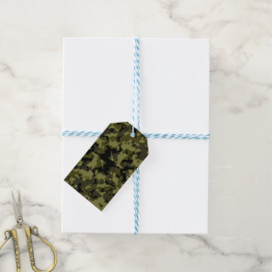Etiqueta Para Presente Padrão de estilo militar da Camouflage