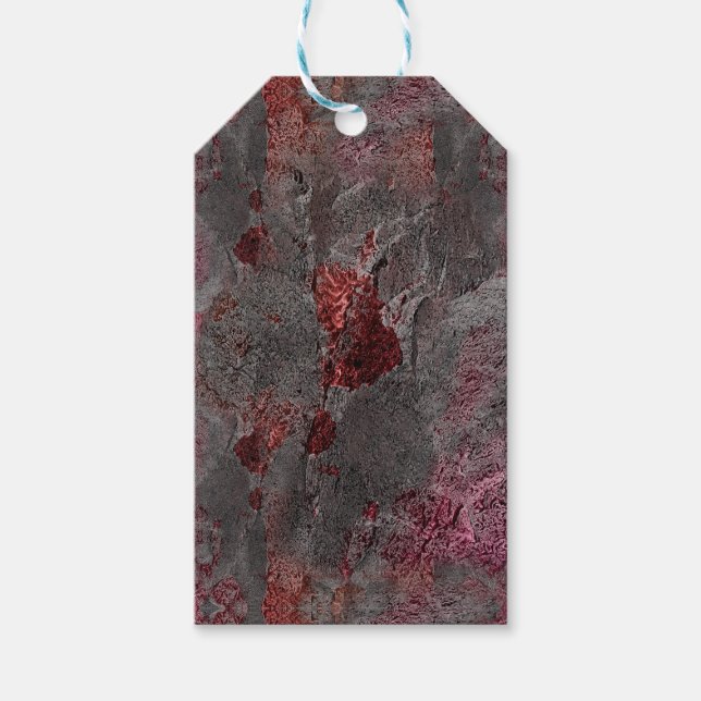 Etiqueta Para Presente Padrão de mármore (Frente)