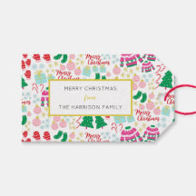 Padrão Feliz de Natal Brilhante