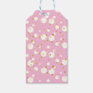 Etiqueta Para Presente Padrão Geométrico Moderno - Pink Natal