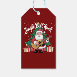Etiqueta Para Presente Padre Natal Jingle Bell Rock