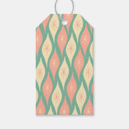 Etiqueta Para Presente Padrões de Ornamento de Natais vintages Retroativo