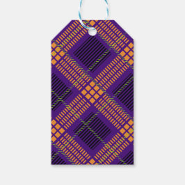 Etiqueta Para Presente Padrões DE XADREZ DE COR BRILHANTE