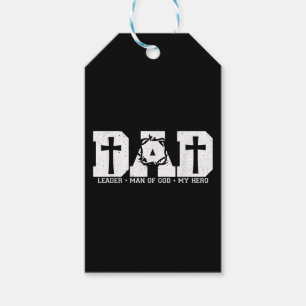 Etiqueta Para Presente Pai abençoado Papai Cruz Cristão Religioso Pai