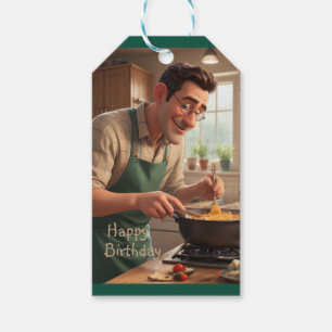 Etiqueta Para Presente Pai de aniversário do cozinheiro