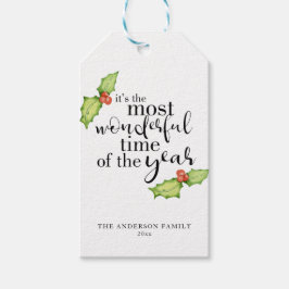 Etiqueta Para Presente Palavras de Natal Mais Maravilhosas