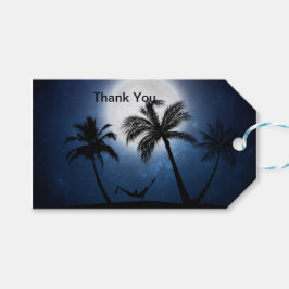 Etiqueta Para Presente Palmeiras à luz do luar
