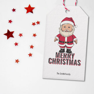 Etiqueta Para Presente Papai Noel - Boneca de brinquedo Santon Natal