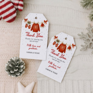 Etiqueta Para Presente Papai Noel de Inverno