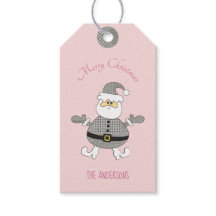 Papai Noel de Moda Xadrez Natal Feliz