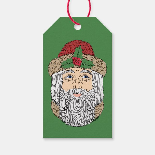 Etiqueta Para Presente Papai Noel/Pai Natal (Frente)