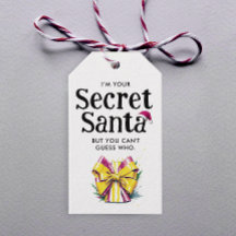 Papai Noel Secreto Moderno Arco Amarelo Aquarela