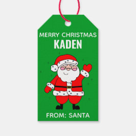 Etiqueta Para Presente Papais noeis de Cartografia para Crianças Bonitas 