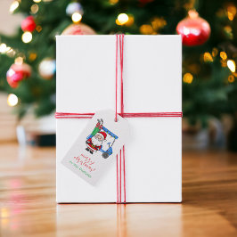 Etiqueta Para Presente Papais noeis de Natal de Golfe Personalizados