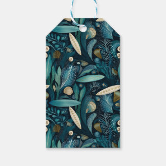 Etiqueta Para Presente Papel de embrulho elegante de prancheta de surf e 