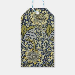 Etiqueta Para Presente Papel de Parede Floral William Morris Kennet Azul 