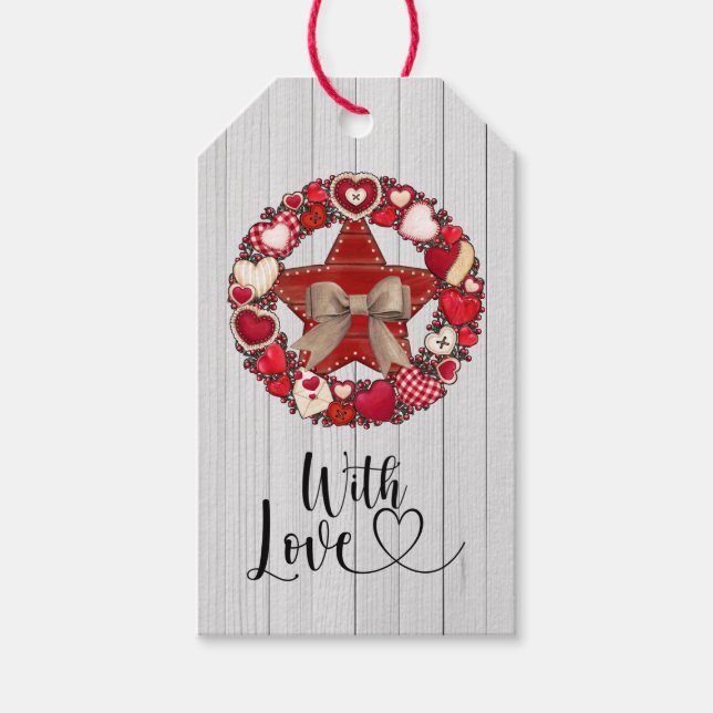 Etiqueta Para Presente Para Você Com Amor (Frente)