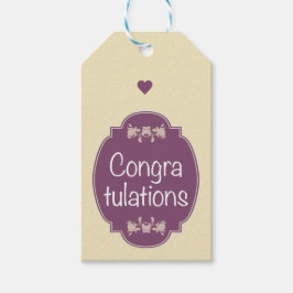 Etiqueta Para Presente Parabéns