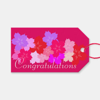 Etiqueta Para Presente Parabéns Cherry Blossoms
