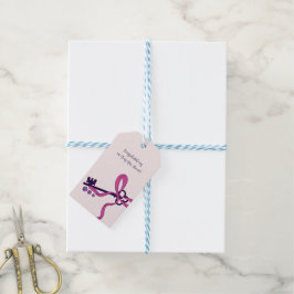 Etiqueta Para Presente Parabéns de script elegantes em sua nova casa