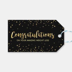 Etiqueta Para Presente Parabéns do clube de Malhação fina com perda de