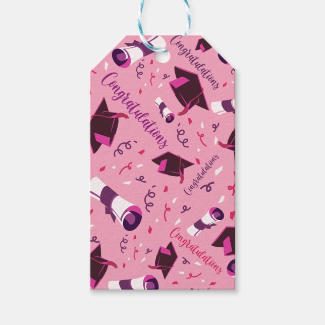 Etiqueta Para Presente Parabéns pela formatura  (Frente)