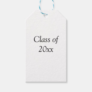 Etiqueta Para Presente Parabéns pela formatura turma de 20xx adicionar no