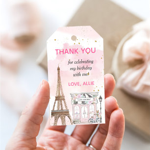 Etiqueta Para Presente Paraíso Parisiense Café Tea Party Aniversário de P