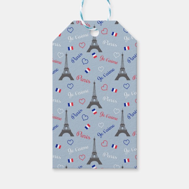 Etiqueta Para Presente Paris (Frente)