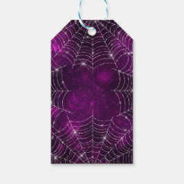 ETIQUETA PARA PRESENTE PÁRPULO DE ALOJAMENTO COM ARANHA DE PRATA