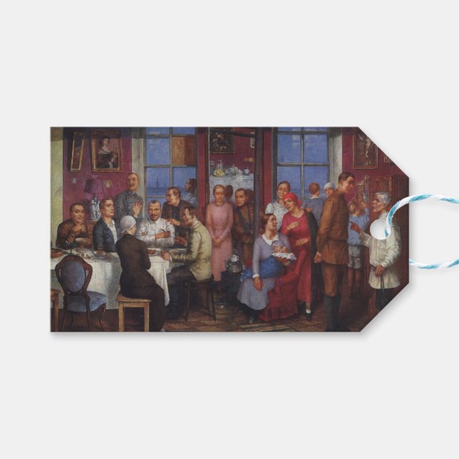 Etiqueta Para Presente Partido do Aquecimento Doméstico (Frente (horizontal))