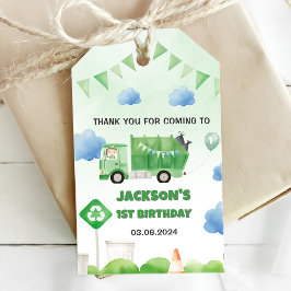 Etiqueta Para Presente Partido do primeiro aniversario de Lixo