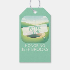 Etiqueta Para Presente Partido Tema Golf