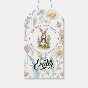 Etiqueta Para Presente Páscoa Brunch & Ovo Hunt Coelhinho De Flor Selva