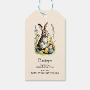 Etiqueta Para Presente Páscoa Brunch & Ovo Hunt Coelhinho De Flor Selva