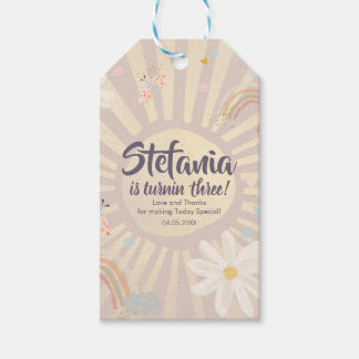 Etiqueta Para Presente Pastel Birthday Girl Pink Thank You 