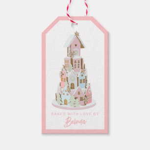 Etiqueta Para Presente Pastel Gingercake em açúcar do castelo